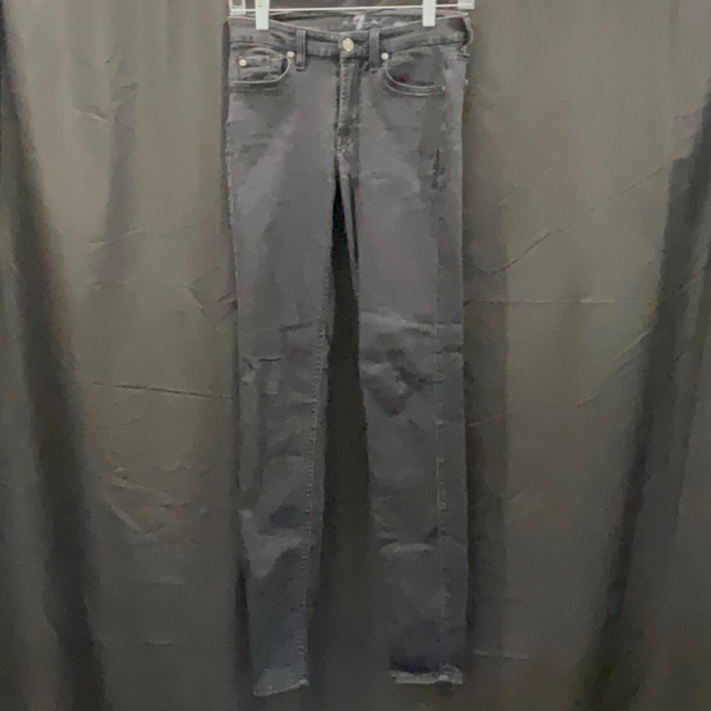 7 for all mankind cropped denim